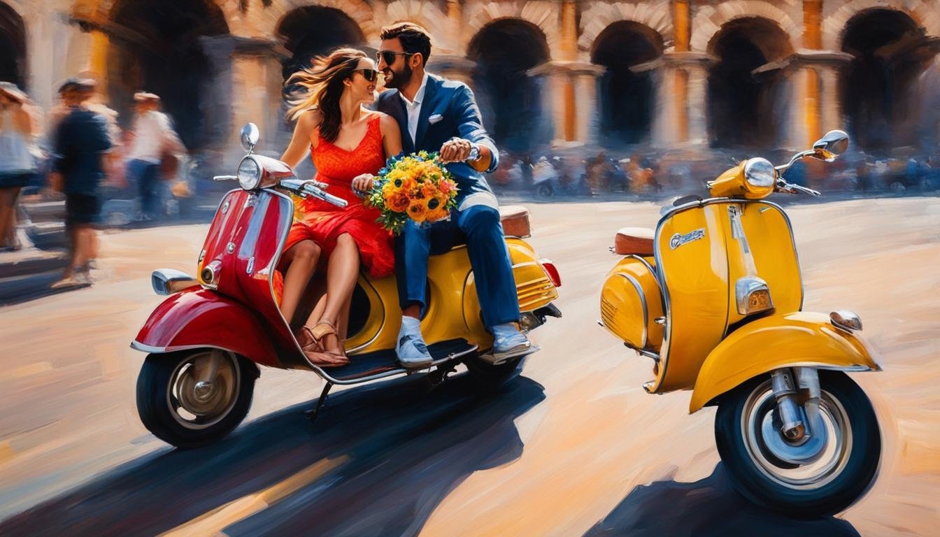 Romantic Rides: Navigating Rome by Vespa
